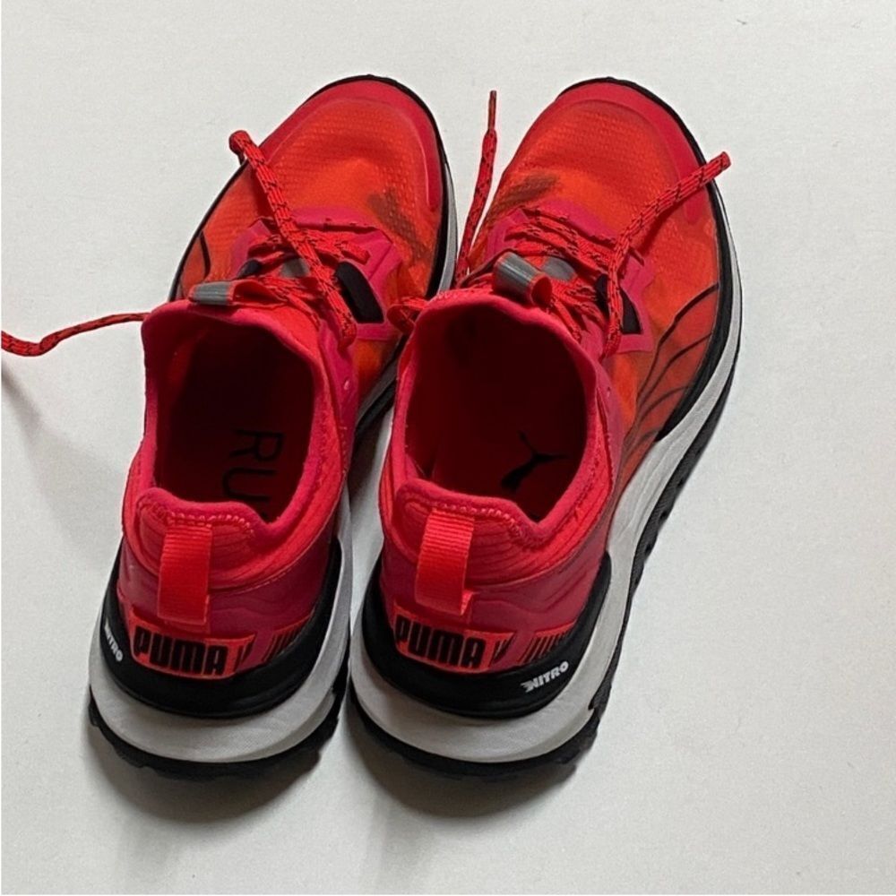 Puma Voyage NITRO Trail Shoes - Red and Gray